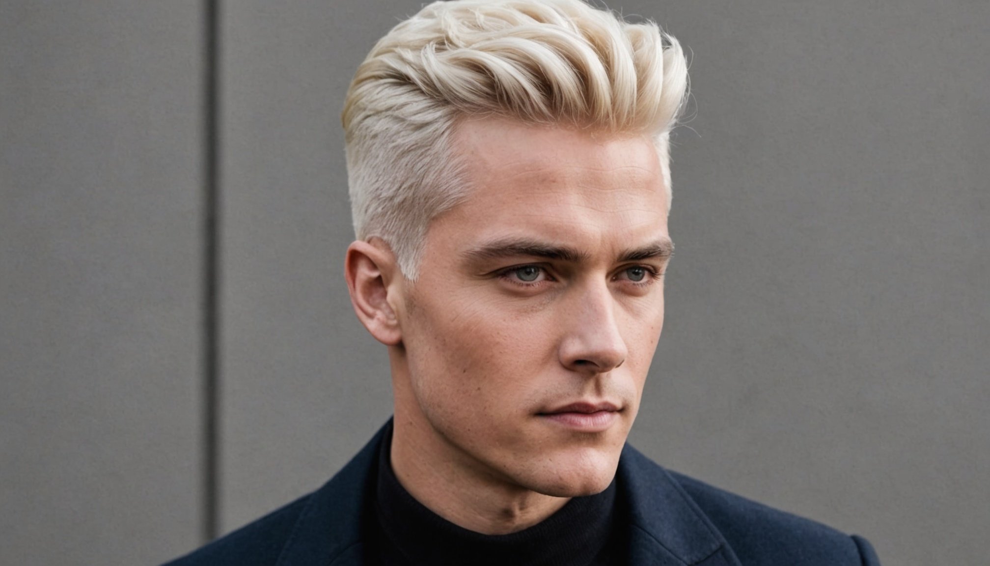 Vos questions sur le dégradé blond platine masculin